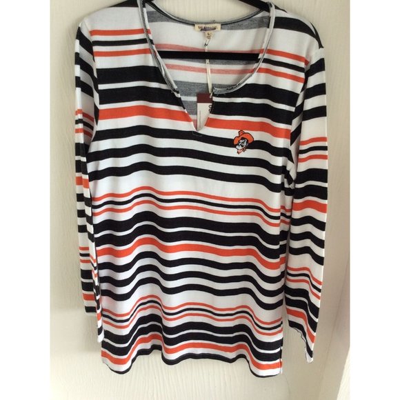 NWT Oklahoma State NCAA, Size L Long Sleeve Womens Top, Ug Apparel Brand - Picture 1 of 6